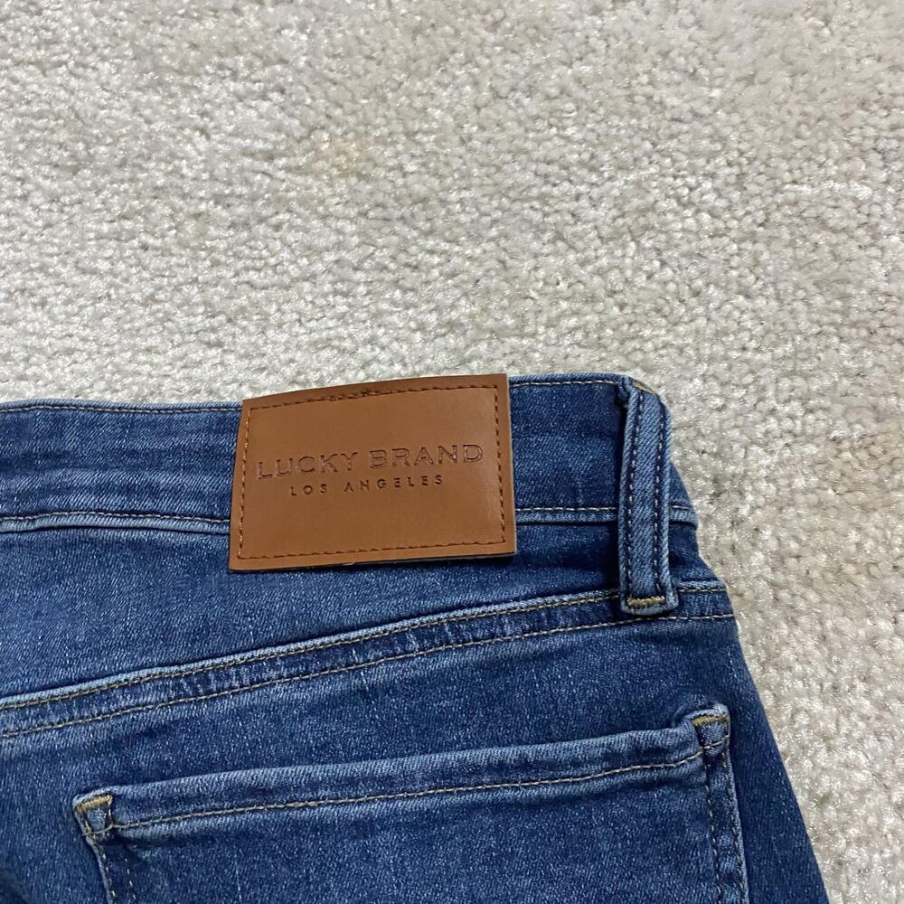 Lucky‎ Brand Sweet Boot Jeans Womens 12 Blue Wash Mid Rise Bootcut Stretch 31x31 - Picture 2 of 11